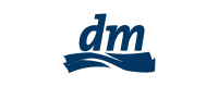 dm logo blue