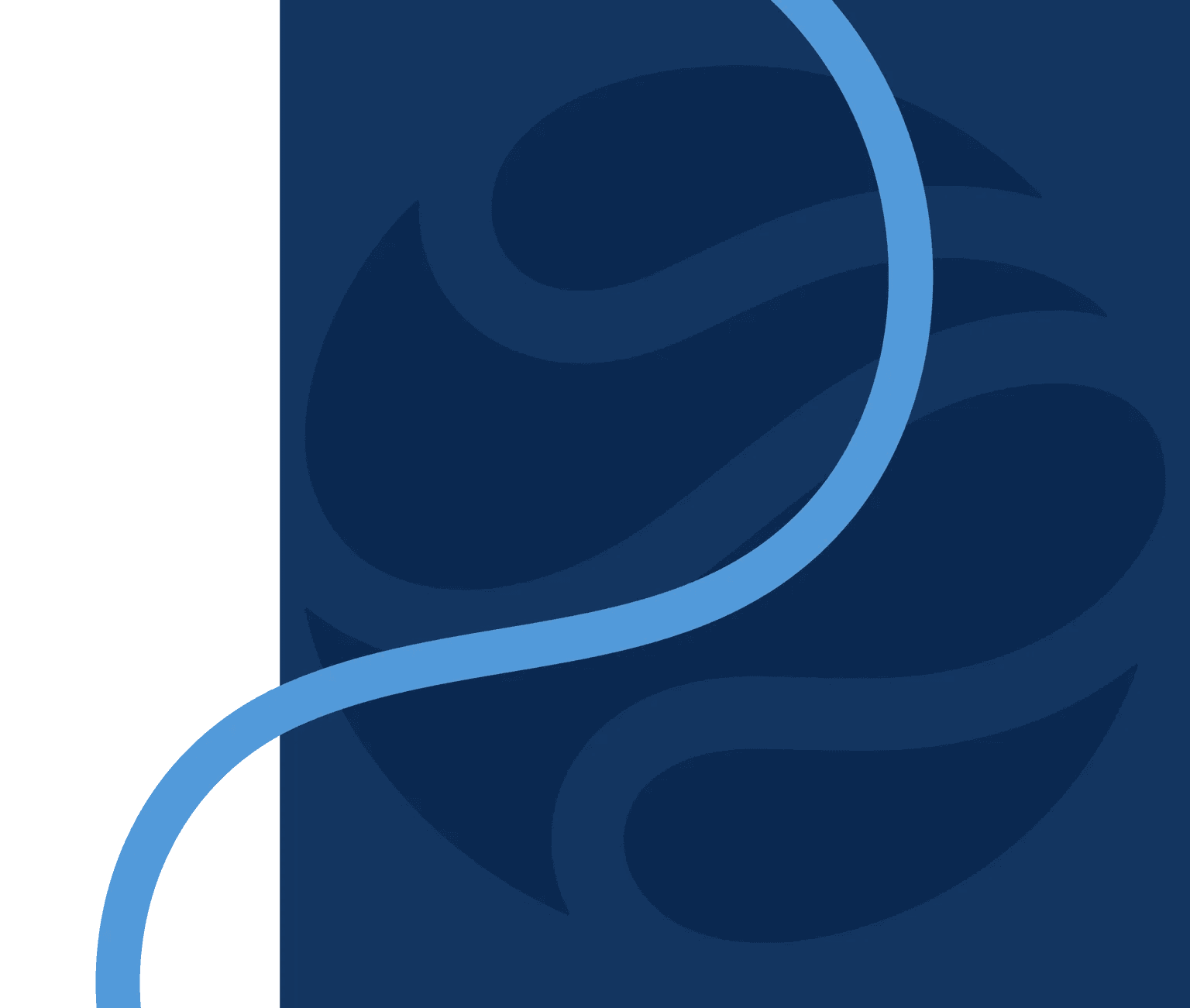 glacier logo blue strip